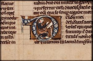 St. Jerome writing his Prologue to the Bible