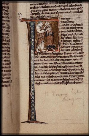 The anointment of Saul by Samuel