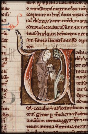 The Preacher (Ecclesiastes) holding a book