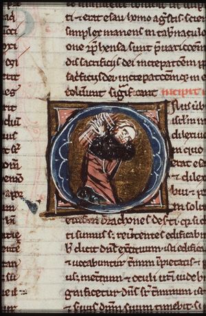 Malachi carrying wood for a sacrifice(?)