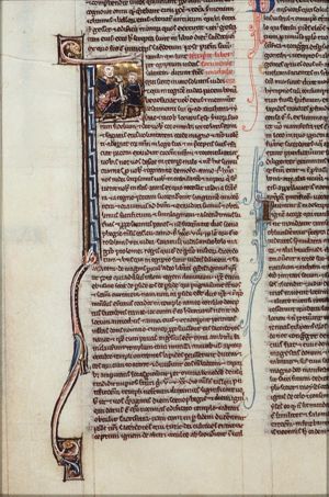 One of the Jews in Egypt receives a letter from a messenger