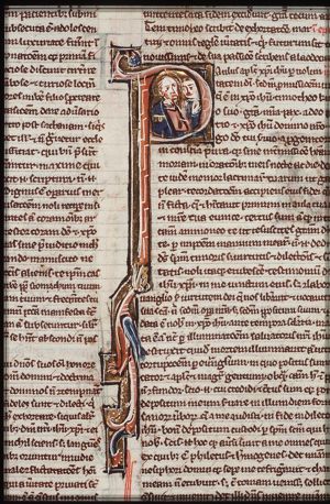 St. Paul speaking to St. Timothy