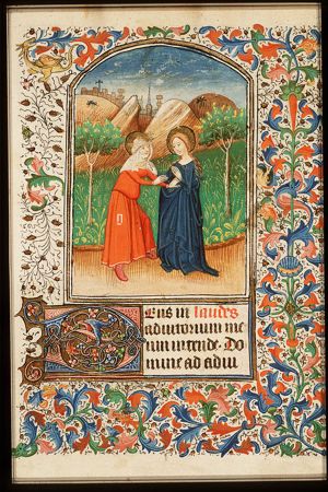 The Visitation: Mary meets St. Elisabeth