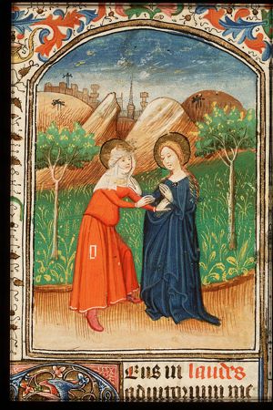 The Visitation: Mary meets St. Elisabeth