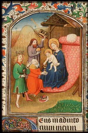 The adoration of the Christ-child by the Magi
