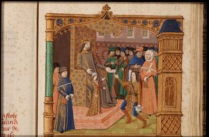 Philip II of Macedonia sends a letter to Aristotle