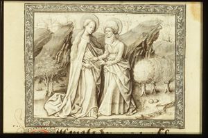 The Visitation: Mary meets St. Elisabeth
