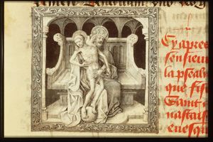 The Trinity: God the Father holding the body of Christ (Not Gottes)
