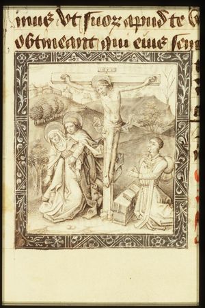 The Crucifixion, with Mary, St. John and Philip the Good, Duke of Burgundy