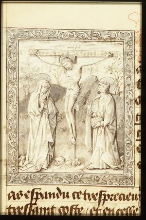 The Crucifixion, with Mary and St. John
