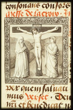 The Crucifixion, with Mary and St. John