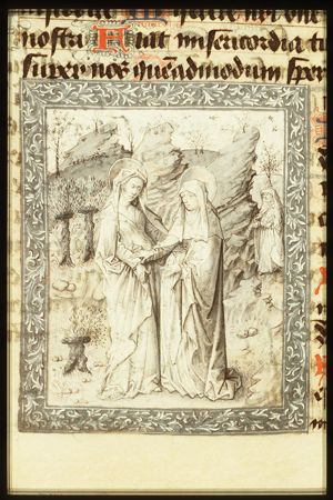 The Visitation: Mary meets St. Elisabeth