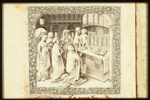 The presentation in the temple: Mary presents the Christ-child to Simeon