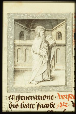 St. James the Less holding a club and a book