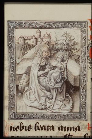 St. Anna holding the young Mary