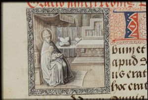 St. Leo the Great reading a book