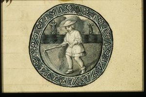 June: a man making hay