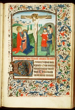 The Crucifixion, with Mary, St. John, the confessing centurion and two others