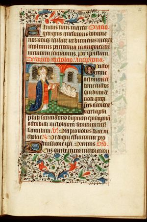 St. Nicholas, Bishop of Myra, and the three children in the tub
