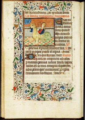 St. Margaret of Antioch emerging from the dragon