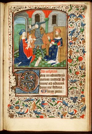 The massacre of the Innocents: Herod's men kill the newborn boys of Bethlehem