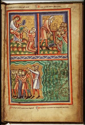 Moses receives the Tables of the Law from God