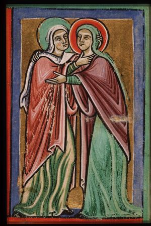 The Visitation: Mary meets St. Elisabeth