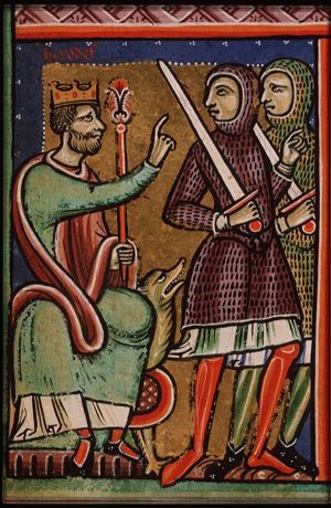 The massacre of the Innocents: Herod orders his men to go to Bethlehem