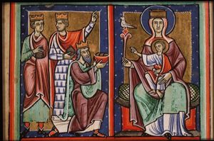 The adoration of the Christ-child by the Magi