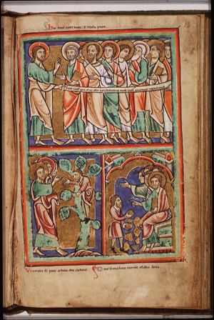 Christ teaching the Lord's Prayer