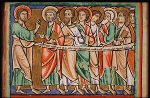 Christ teaching the Lord's Prayer