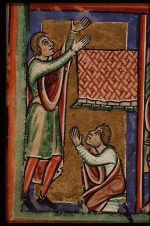 The parable of the praying Pharisee and the repentant publican in the temple