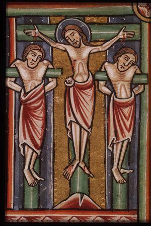 The Crucifixion, with the two malefactors