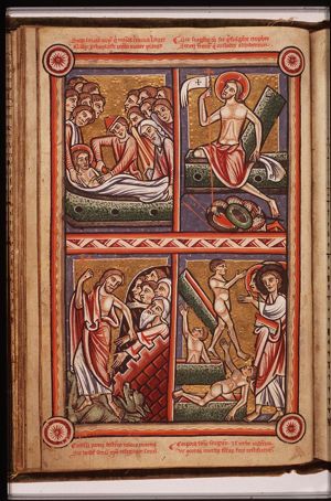 The entombment of Christ