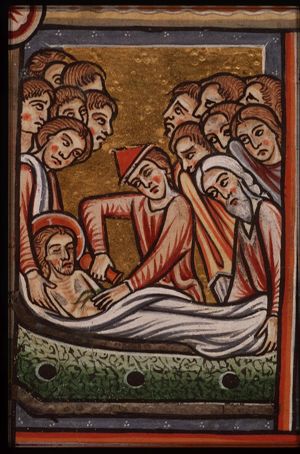 The entombment of Christ