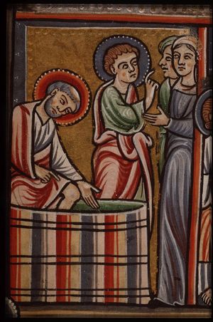 St. Peter calls the people to baptism