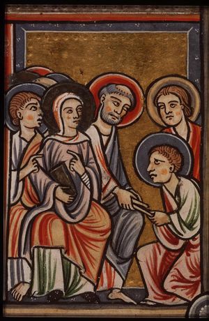 St. Matthias is chosen as an apostle