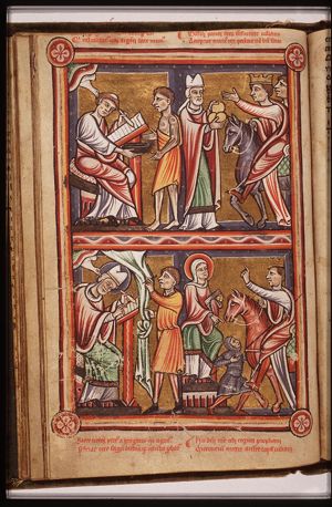 St. Gregory (of Nazianzus?) inspired by the Holy Spirit