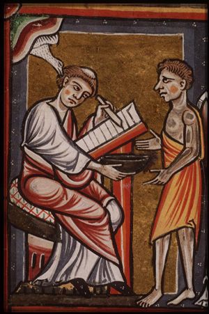 St. Gregory (of Nazianzus?) inspired by the Holy Spirit
