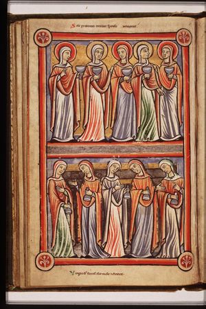 The parable of the Wise and Foolish Virgins: the five wise virgins
