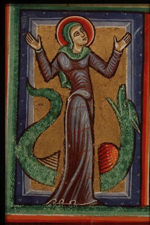 St. Margaret of Antioch with the dragon