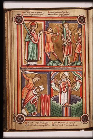 St. Maurice of Agaunum holding a palm