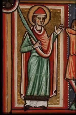 St. Maurice of Agaunum holding a palm