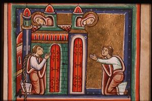Theophilus prays to Mary