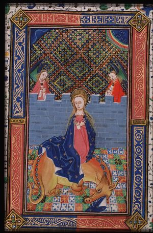St. Margaret of Antioch emerging from the dragon