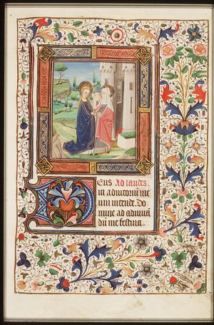 The Visitation: Mary meets St. Elisabeth
