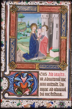 The Visitation: Mary meets St. Elisabeth