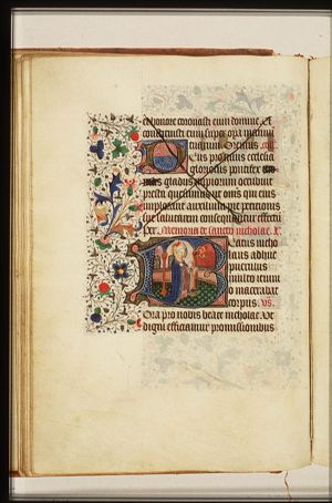 St. Nicholas, Bishop of Myra, holding a crozier