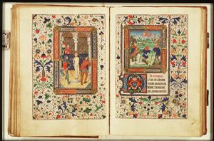 The tortures of Christ: Christ is flagellated