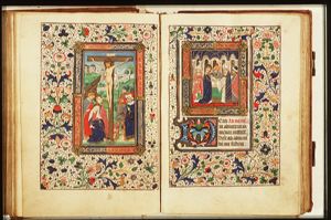 The Crucifixion, with Mary, St. John, the confessing centurion and soldiers